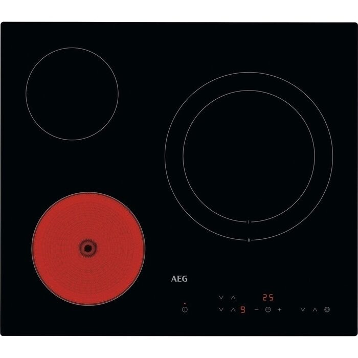 AEG HRB63321CK (949492842) Placa de cocción vitrocerámica Serie 3000 Victrocerámica de 60 cm