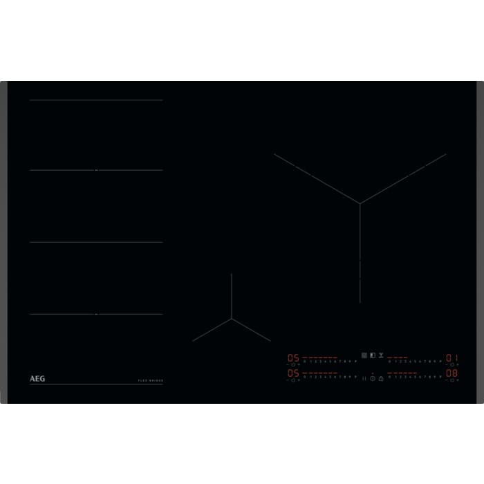 AEG TI84IS00FB (949598394) Placa de cocción de inducción Serie 6000 Flex Bridge de 80 cm