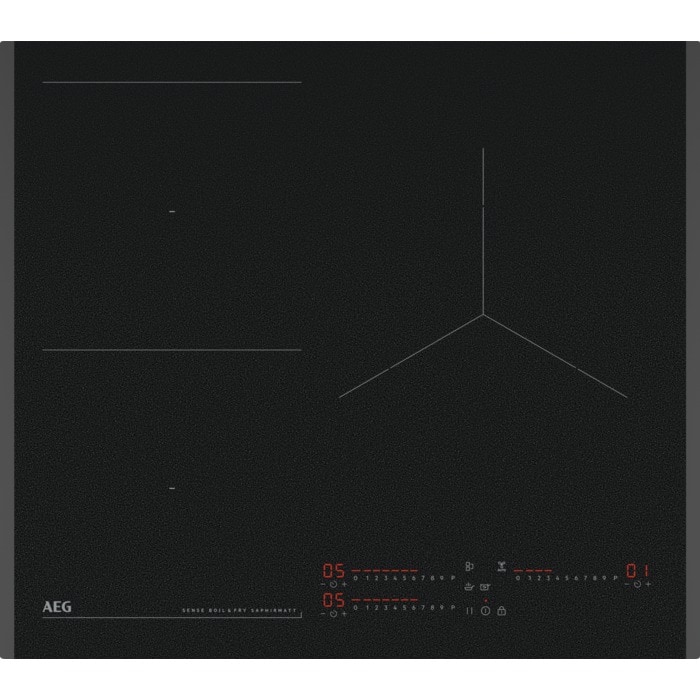 AEG TI63IQ30FZ (949598179) Placa de cocción de inducción Serie 8000 Sense Boil&Fry de 60 cm
