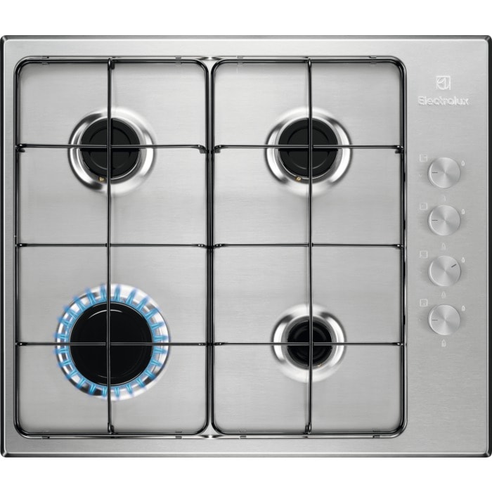 Electrolux KGS6404SX (949640589) Placa de cocción de gas de 60 cm